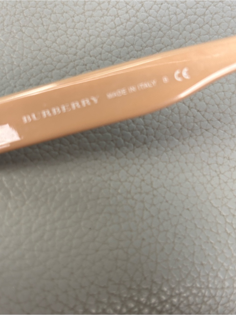 Burberry Burgundy Rectangle Glasses with Beige Temples-NEW! - Picture 4 of 9